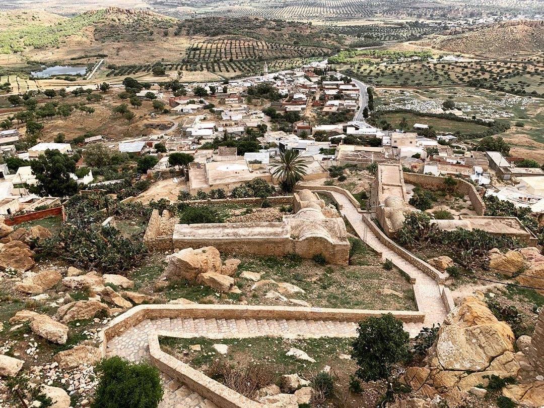 🏞 Excursion 3 en 1   ↪ Temple des eaux Zaghouan ↪ Village berbère Zriba Olia ↪ Village berbère Takrouna   📅 Date: 10/11/2019