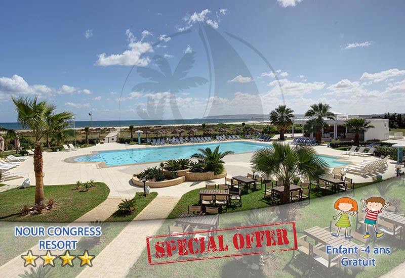 ⏰ Super Promo à l'hôtel Nour Congress Bizerte ⭐⭐⭐⭐ ⏰