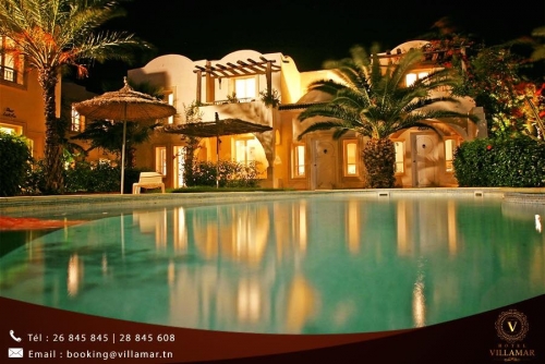 📢📢⛔ ⚠*** PROMO OCTOBRE *** ⚠ ⛔ 📢📢                      😍 Hotel Le Villamar Hammamet  😍        🏝🏨 L'hôtel Villamar est une petite médina à elle seule. 🏨🏝